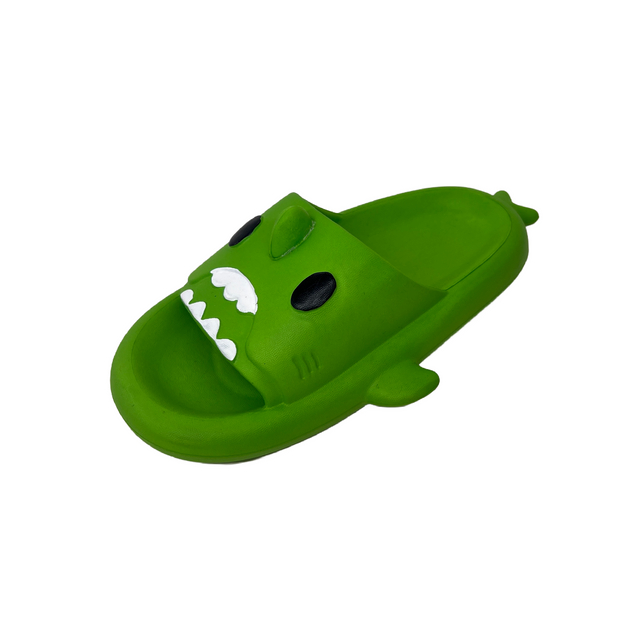 Kid Casual Slide Slippers,cute Shark Summer Custom EVA Light Weigh Sequins for Children.