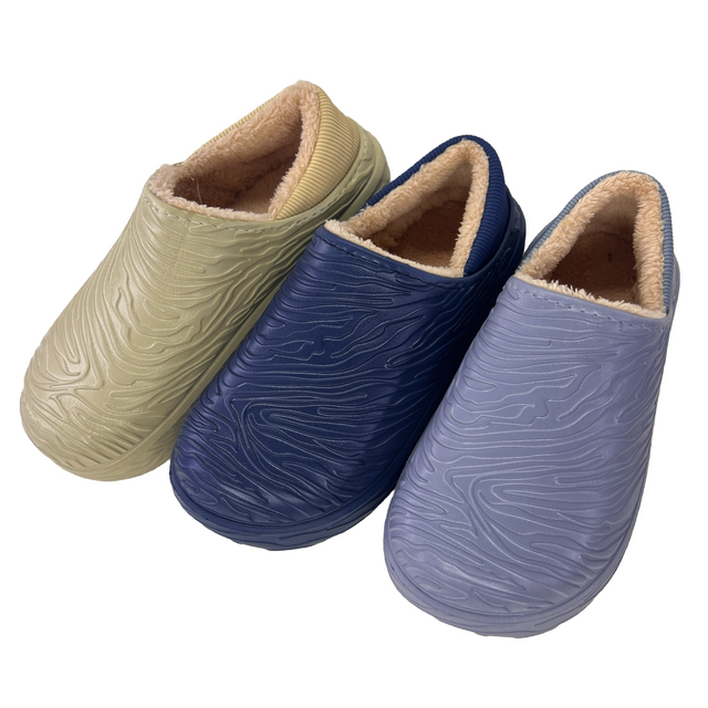  Comfortable Sandals With Fur Plum Customize Logo Letter Charms Winter Furry Winter Shoes