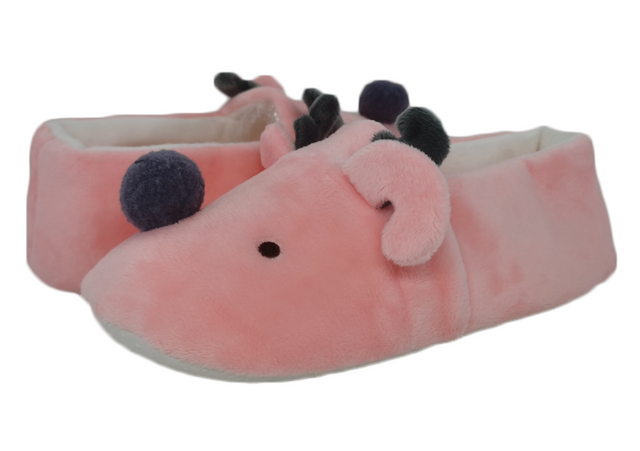 Warm cotton slipper for kids winter