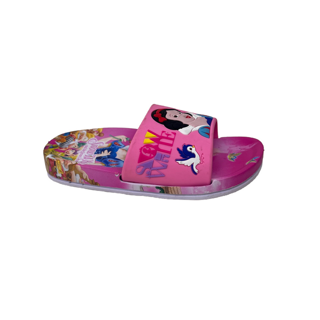 Disney Kids Slippers for Girls New Type Slip-On Style with Cartoon Pattern for Summer Use Children Shoes